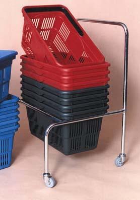 Plastic Shopping basket with plinth