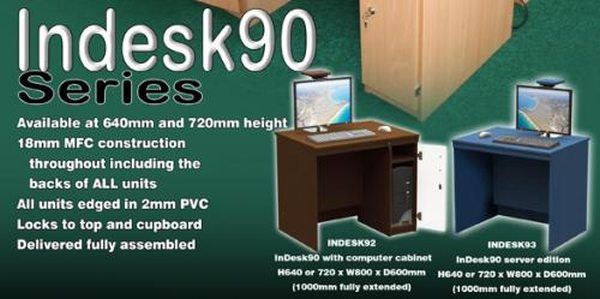 Specifications Top slides forward by 400mm to allow LCD computer screen and keyboard to lift up for use. Delivered fully assembled. Size: H640 or 720 x W800 x D600mm (1000mm fully extended)