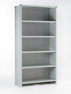 Euro shelving clad on the sides and back