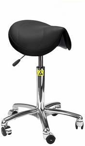Anti-static saddle stool