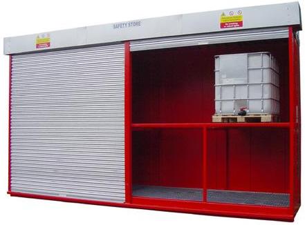 Secure IBC Storage with Roller Shutter