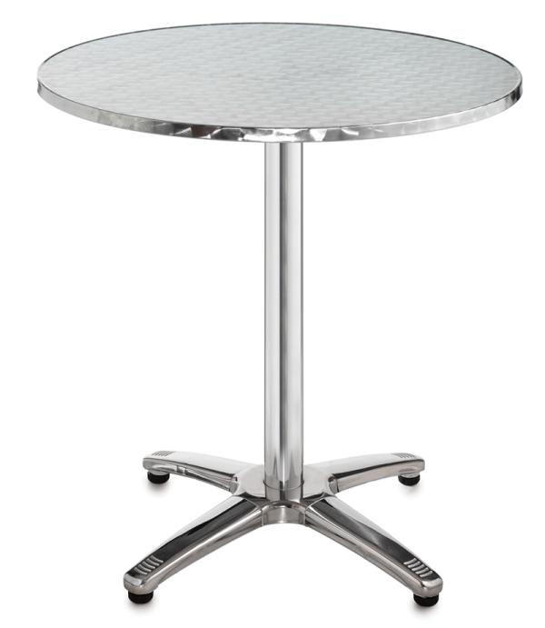 aluminium round bistro table