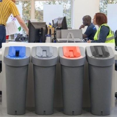 Plastic Office Recycling Bins