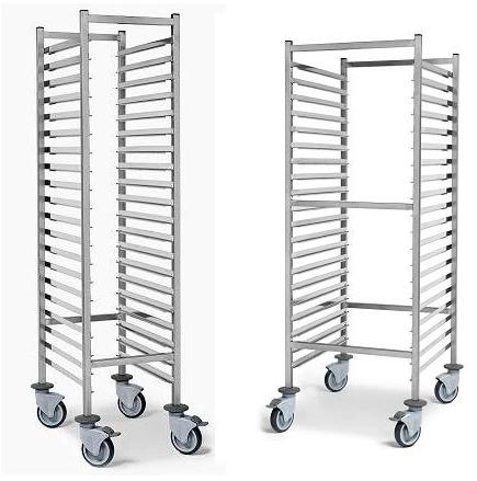 stainless steel tray trolleys